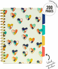 Load image into Gallery viewer, Pukka Pad Carpe Diem B5 Project Book Spiral Divider Notebook Ruled 100 Sheets
