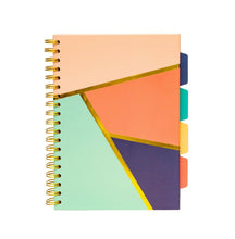 Load image into Gallery viewer, Pukka Pad Carpe Diem B5 Project Book Spiral Divider Notebook Ruled 100 Sheets
