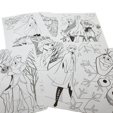 Load image into Gallery viewer, Frozen 2 Colouring Set Art &amp; Craft Pencils &amp; Stickers Travel Activity Book Gift

