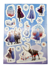 Load image into Gallery viewer, Frozen 2 Colouring Set Art &amp; Craft Pencils &amp; Stickers Travel Activity Book Gift
