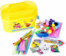Load image into Gallery viewer, 200 Pc Children&#39;s Arts &amp; Craft Set Case Carry Handle Girls Boys Birthday Gift
