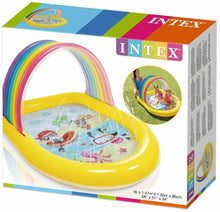 Load image into Gallery viewer, 58&quot; Intex Rainbow Arch Spray Childrens Swimming Paddling Outdoor Garden Pool
