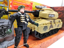Load image into Gallery viewer, Combat Mission Army Tank Playset Military Base Soldier Attack Children Toy Gift
