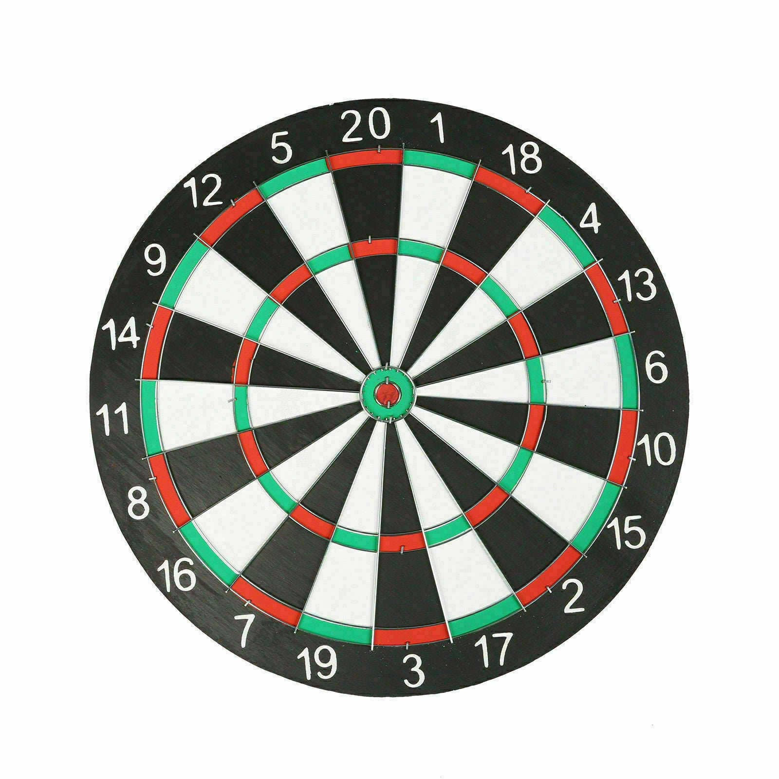 FULL SIZE 17" DARTBOARD SET - 6 DARTS FUN FAMILY DART BOARD GAME ADULTS KIDS NEW