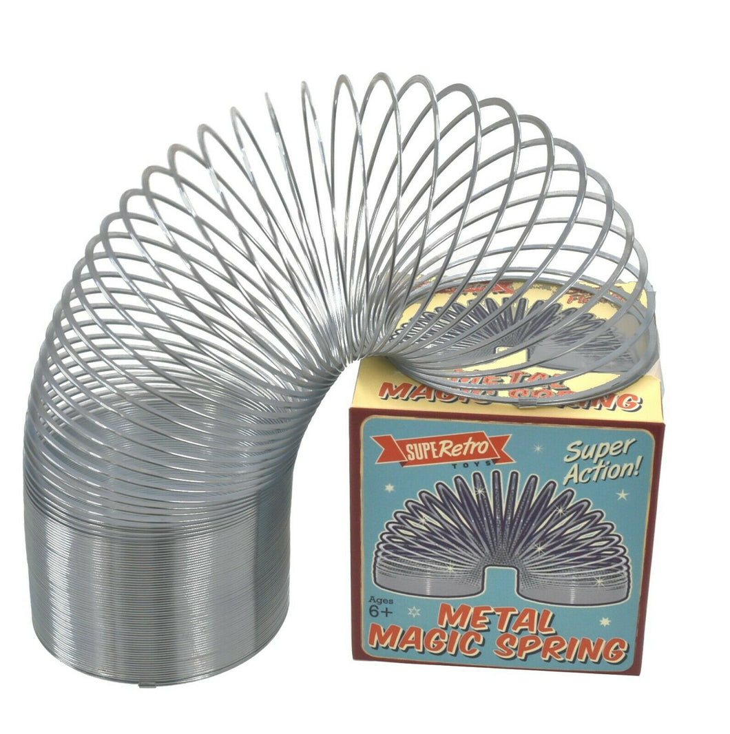 7cm Large Metal Spring Classic Retro Springy Slinky Toy Stocking Filler Gift