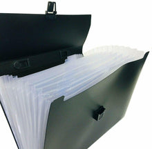 Load image into Gallery viewer, A4 Expanding File 13 Pockets Document Organiser Paper Storage Wallet Folder
