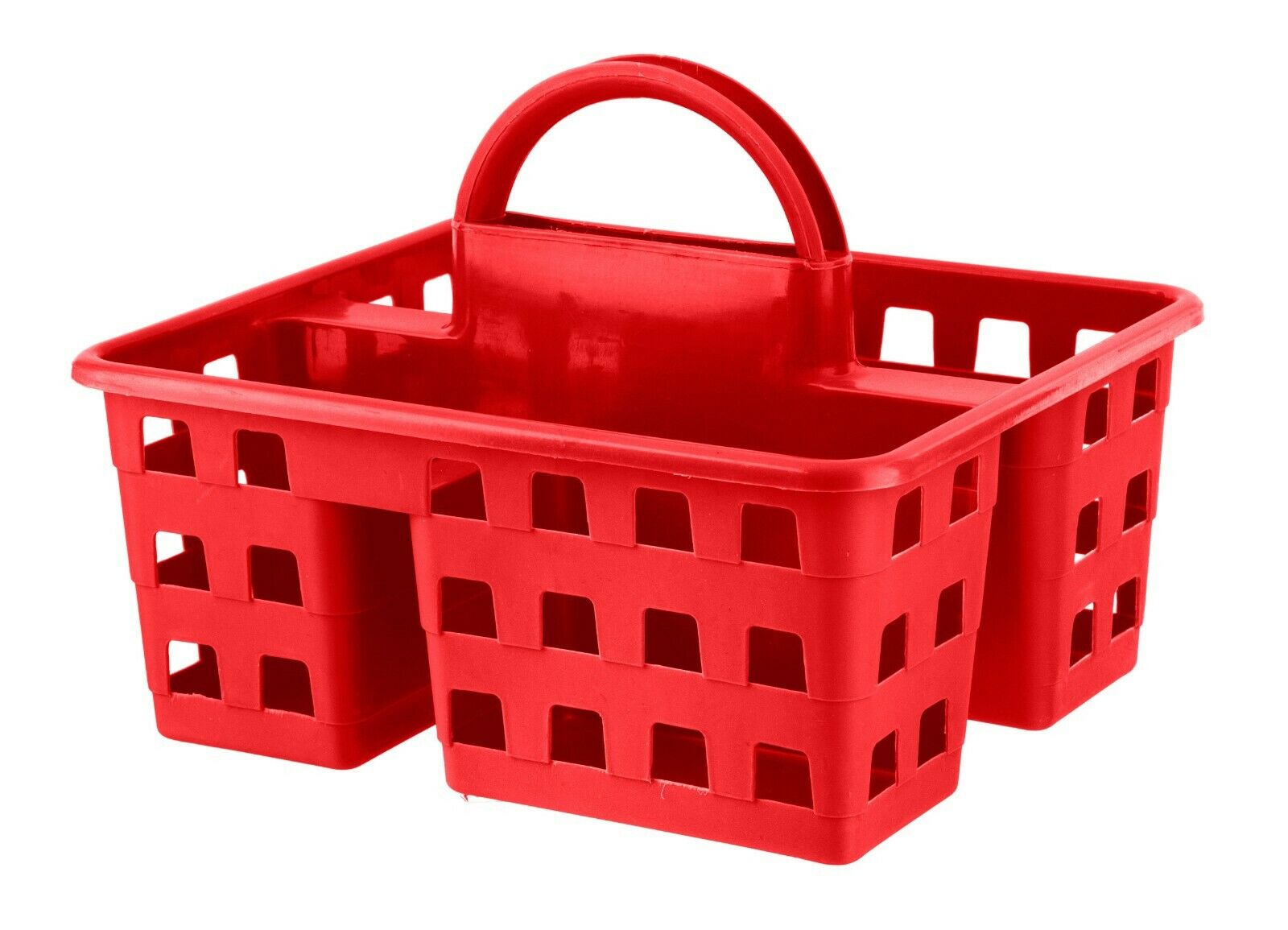 Plastic Kitchen Storage Cleaning Carry Tray Caddy Tote Organiser with Handle New