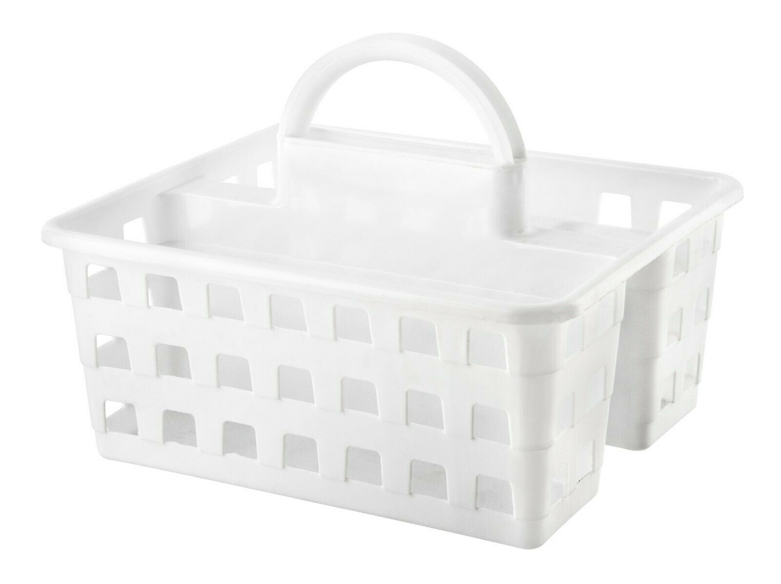 Plastic Kitchen Storage Cleaning Carry Tray Caddy Tote Organiser with Handle New