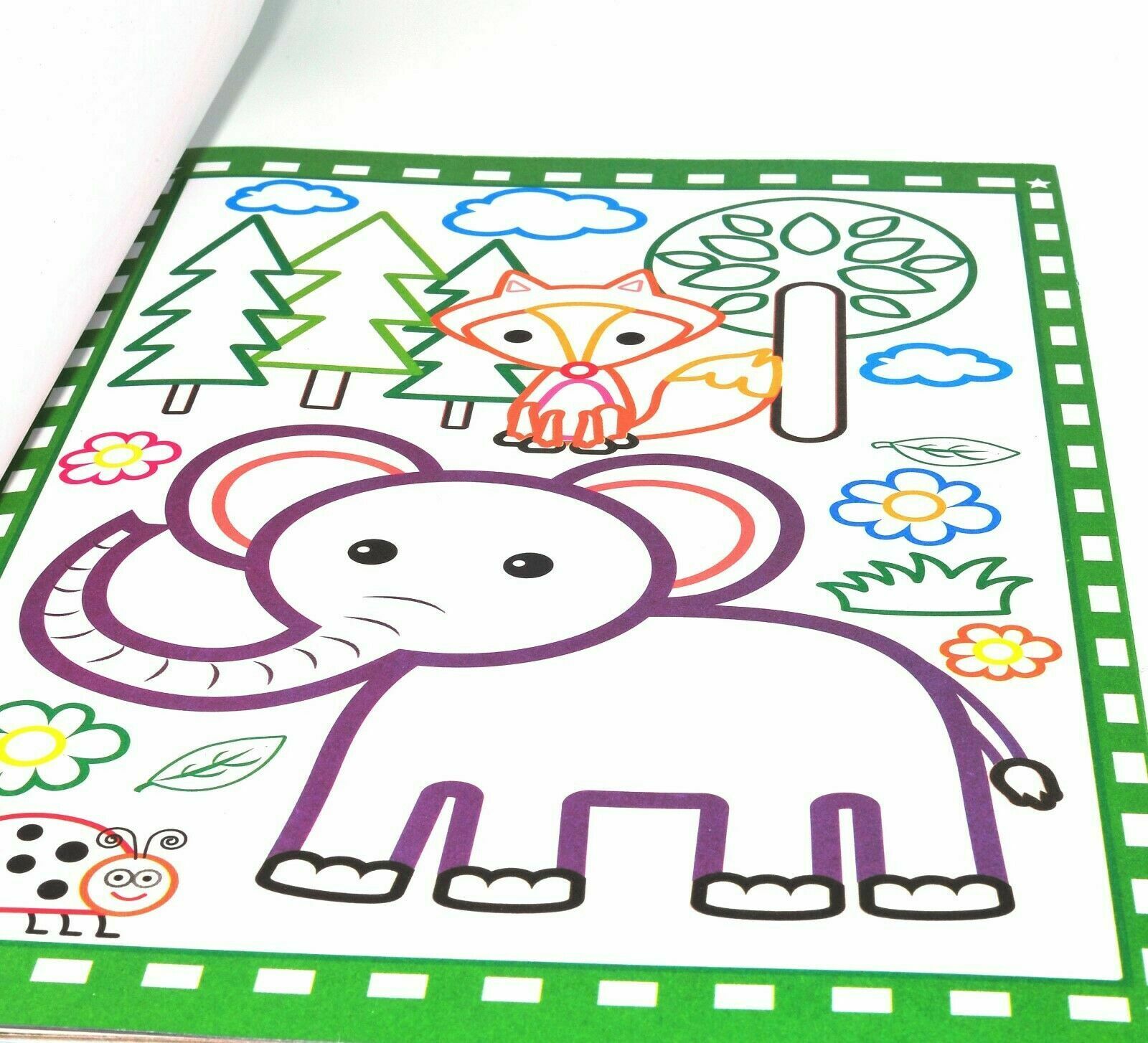 A4 Jumbo Glitter Colouring Book – Kids Travel Activity Art & Craft Book for Children