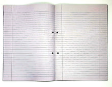 Load image into Gallery viewer, A4 Refill Pad Ruled 100 Pages Margin Lined Writing Note Book Punched Holes
