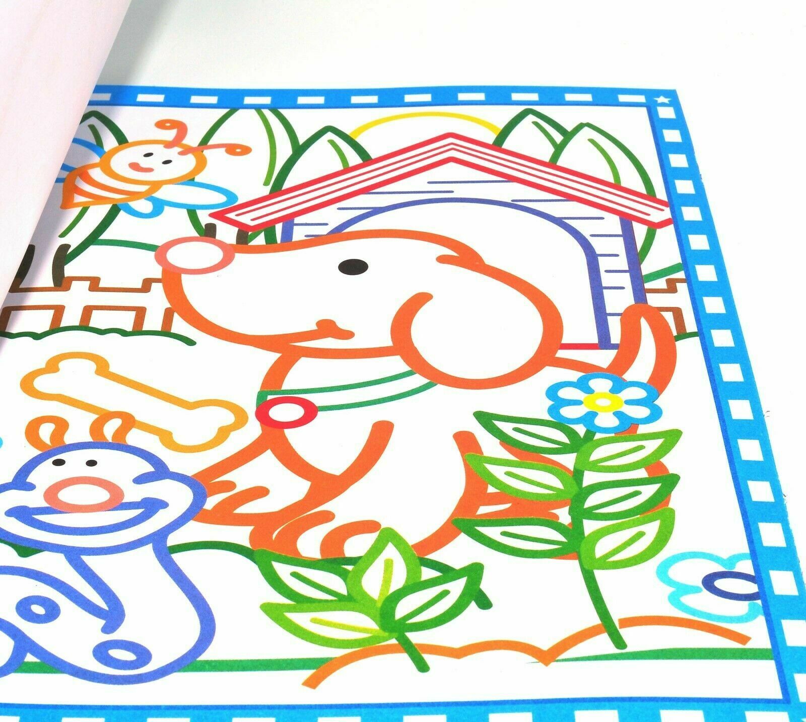 A4 Jumbo Glitter Colouring Book – Kids Travel Activity Art & Craft Book for Children