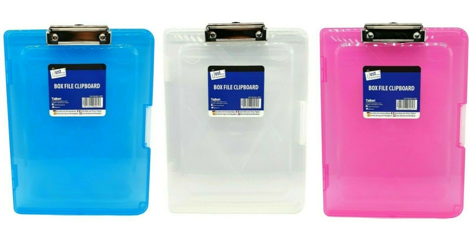 A4 CLIPBOARD BOX FILE DURABLE TRANSPARENT OUTDOOR FILING OFFICE STORAGE CASE NEW