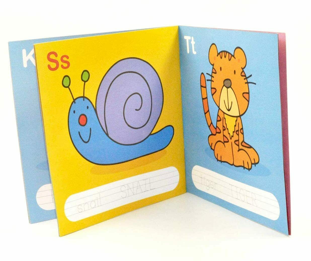 Kids Home Learning Books Reading Writing Alphabet Numbers Educational Activity