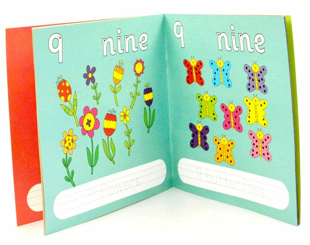 Kids Home Learning Books Reading Writing Alphabet Numbers Educational Activity