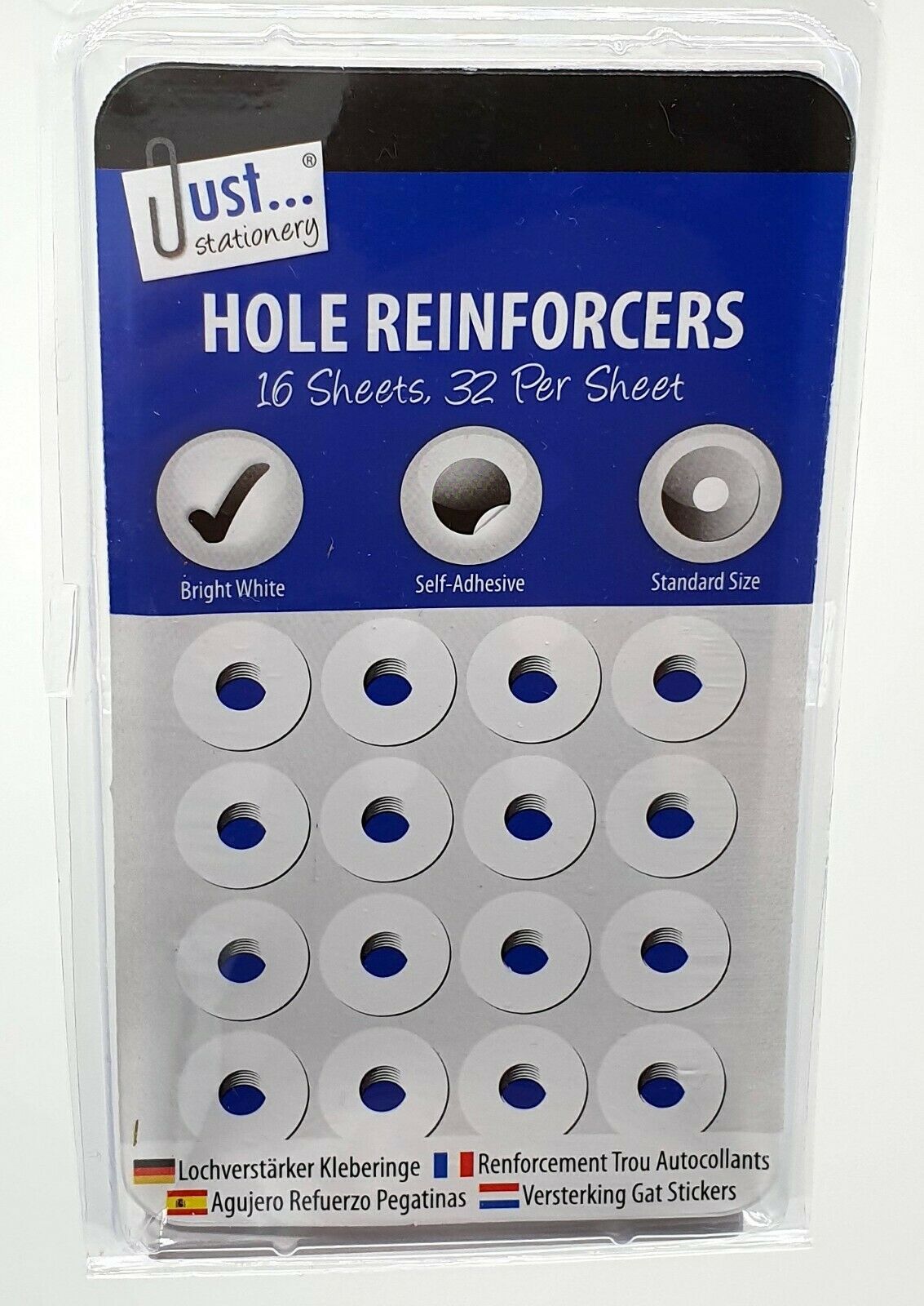 White Hole Page Filing Reinforcers Self Adhesive Stickers Home Office 500+