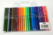Load image into Gallery viewer, 24 x Coloured Felt Tip Pens Set Adult &amp; Kids Childrens Colouring Fine Fibre Pens

