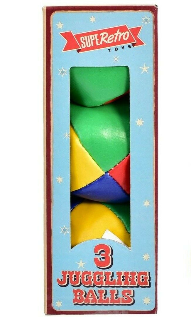 3 Pack Coloured Juggling Balls – Circus Clown Juggling Set for Beginners, Kids & Skill Learning Toys