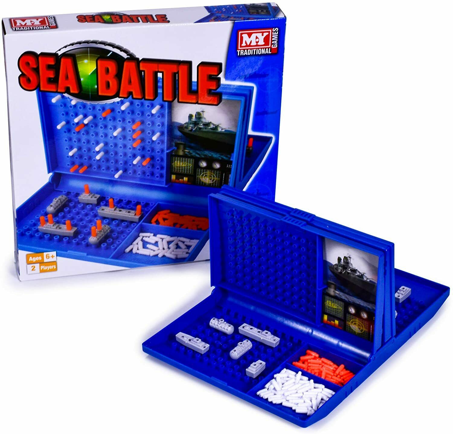Sea Battle Battleship Strategy Game – Classic Naval Combat Family Board Game for Kids & Adults