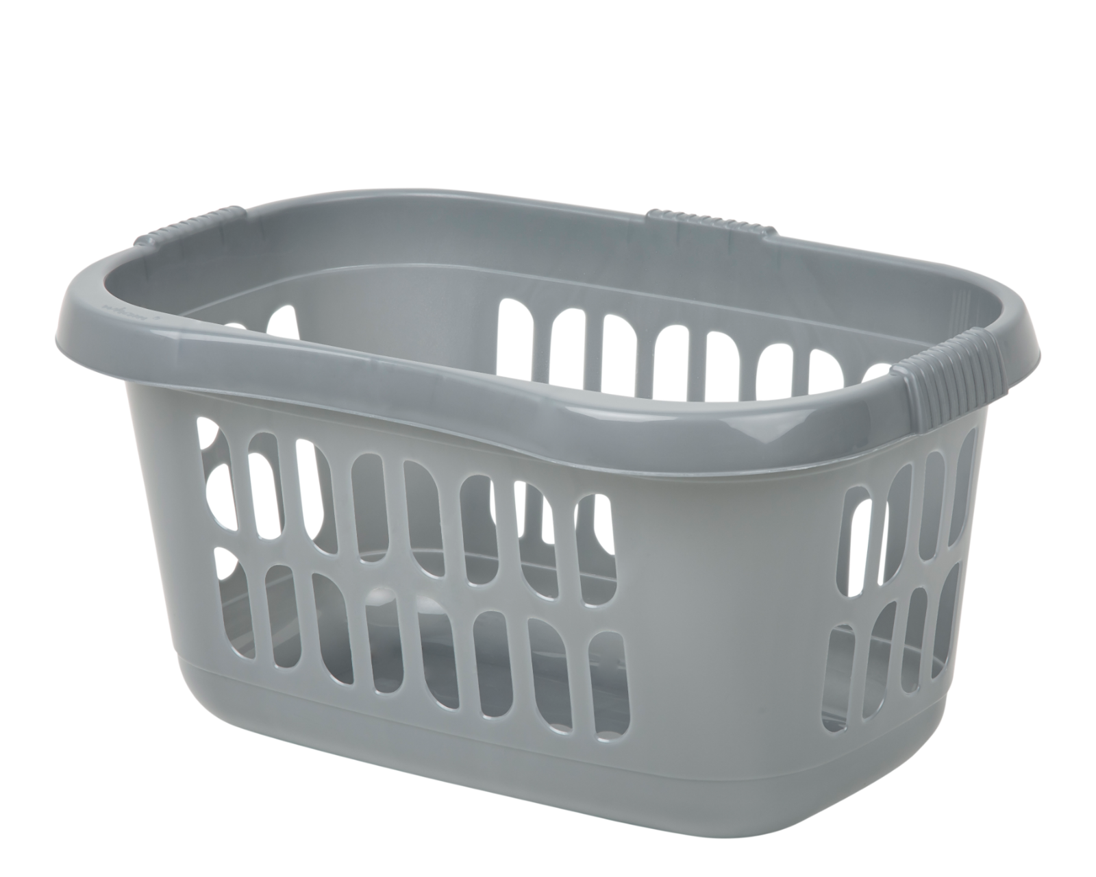 Wham Plastic Laundry Basket – Hipster Style Clothes & Linen Storage Hamper for Home, Bathroom & Bedroom Use