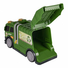 Load image into Gallery viewer, Teamsterz Medium 10&quot; Garbage Truck Bin Lorry Light &amp; Sound Recycling Vehicle Toy

