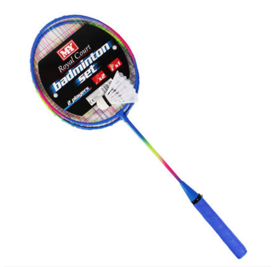 2 Player Badminton Set With Rackets Shuttlecock Outdoor Garden Game Sport Gift