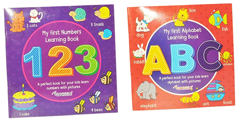 Kids Home Learning Books Reading Writing Alphabet Numbers Educational Activity