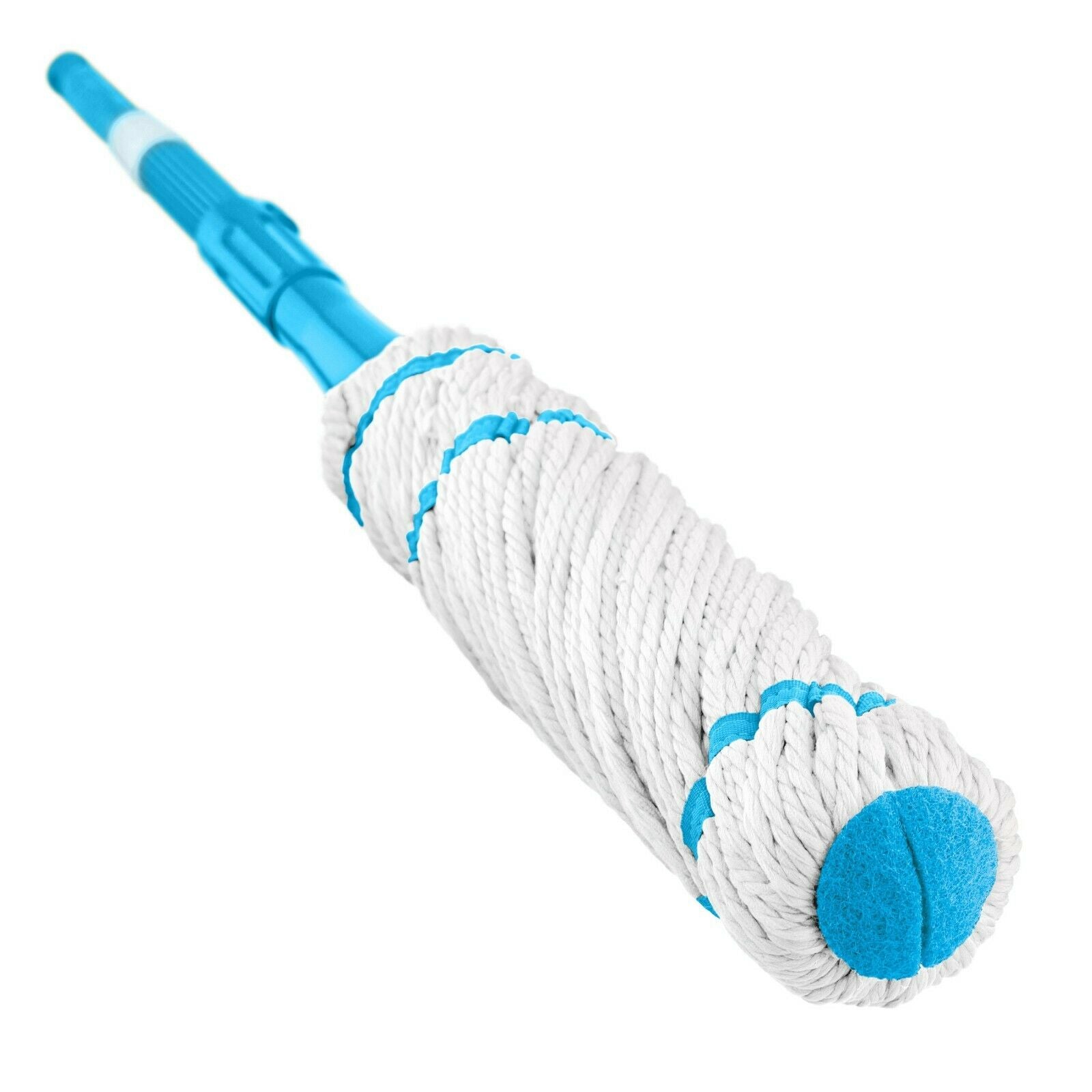 Extendable Twist Mop Microfibre Cotton Mop Head Self Wringing Adjustable Handle