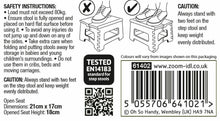 Load image into Gallery viewer, Multi Purpose Mini Folding Step Stool Anti Slip Grip Home Kitchen Easy Storage
