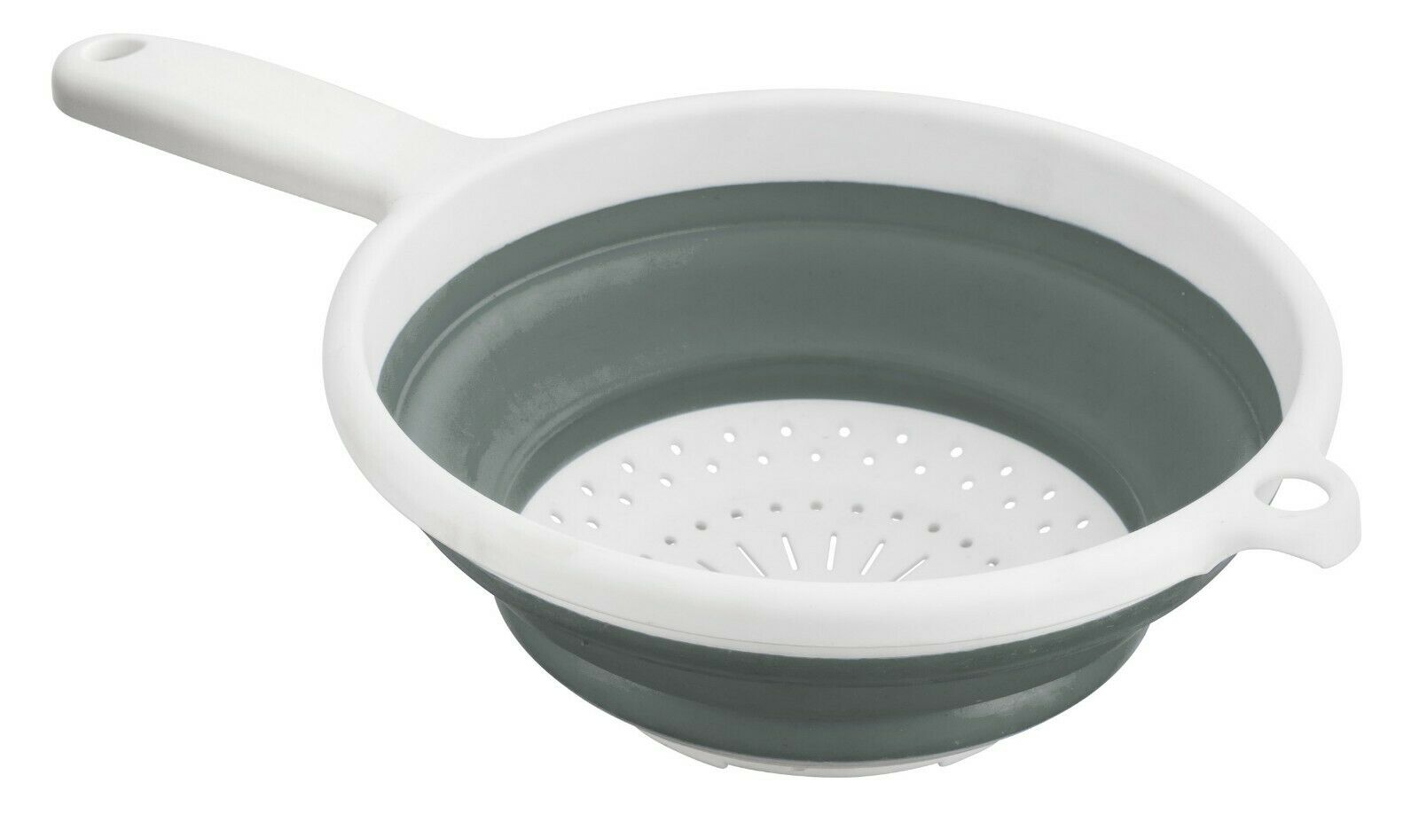22cm Collapsible Plastic Colander – Foldable Vegetable Strainer, Salad Sieve & Kitchen Food Drainer