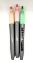 Load image into Gallery viewer, 6 x PASTEL HIGHLIGHTER MARKER PENS Assorted Colours Office School Pack Set
