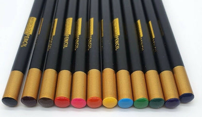 12 Watercolour Artist Pencils For Drawing Painting Sketching Art Water Colour