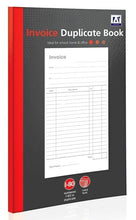 Load image into Gallery viewer, Full Size A5 Invoice Duplicate Book 1 - 80 Pages Numbered Business Home Office
