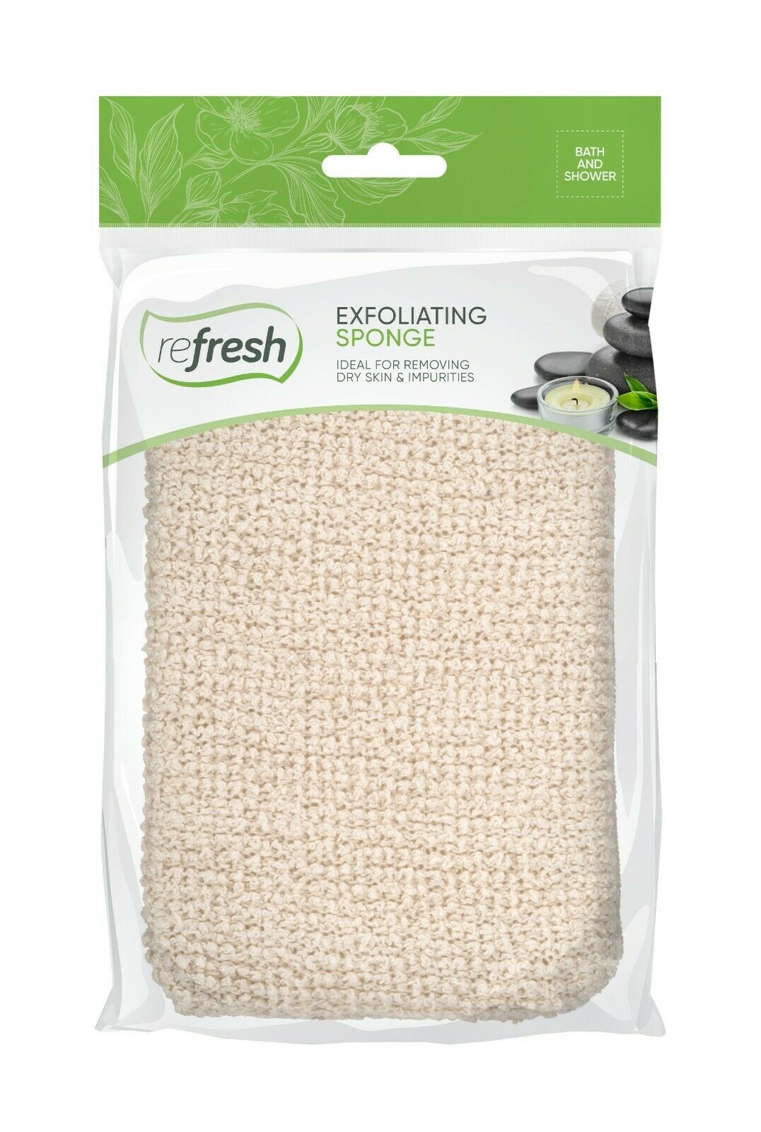 Exfoliating Bath Sponge – Body Scrubber Shower Pad for Skin Cleansing, Dead Skin Removal & Daily Bath Use
