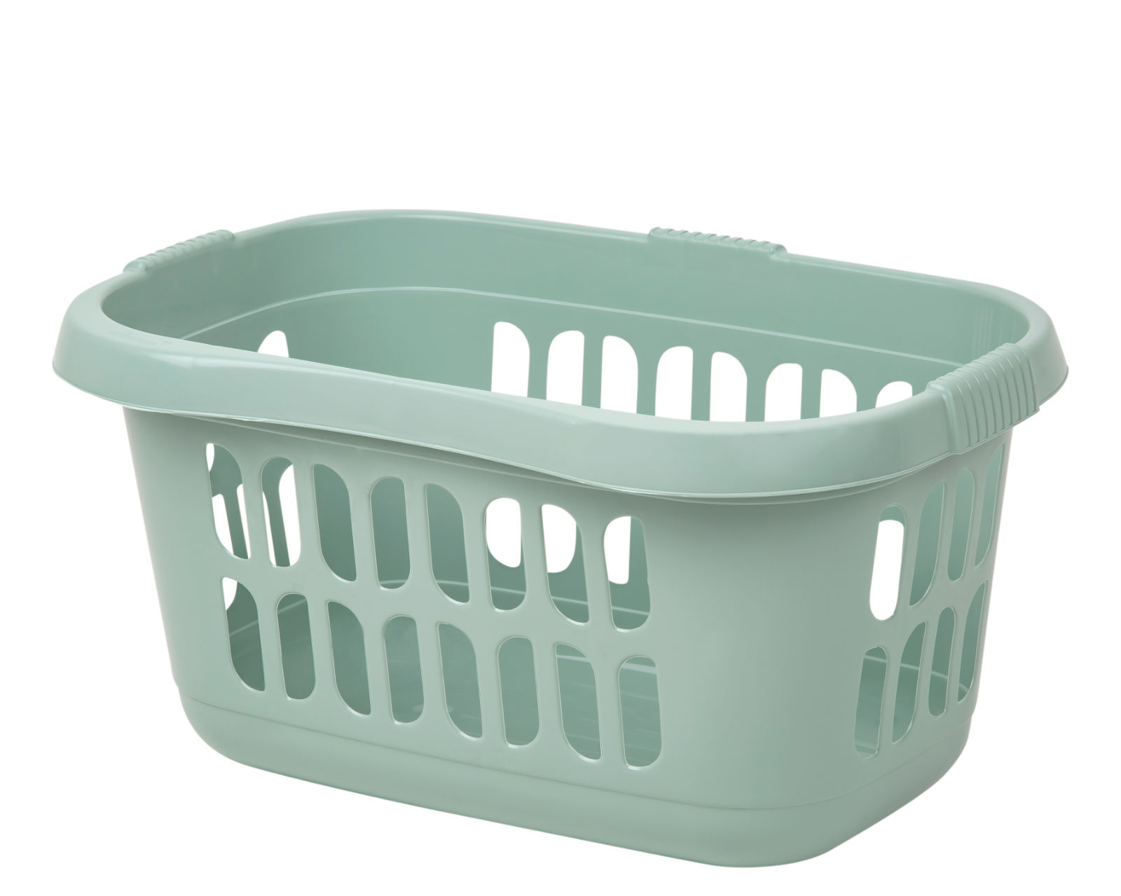 Wham Plastic Laundry Basket – Hipster Style Clothes & Linen Storage Hamper for Home, Bathroom & Bedroom Use
