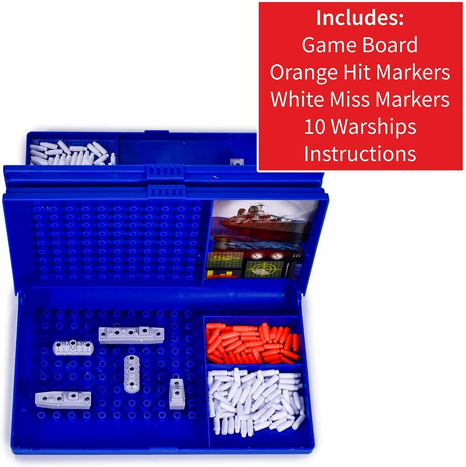 Sea Battle Battleship Strategy Game – Classic Naval Combat Family Board Game for Kids & Adults