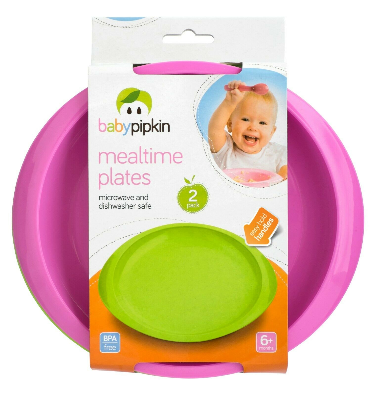 2pk Toddler Baby Dinner Meal Plates Set Tableware Dishwasher Microwave BPA Safe