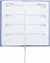 Load image into Gallery viewer, 2022 Handy Pocket Size Slim Week To View Diary Hardback Home Office Desk Diary

