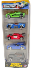 Load image into Gallery viewer, Teamsterz 5pk Street Cars Set Construction Vehicles Racing Car Boys Play Toy New
