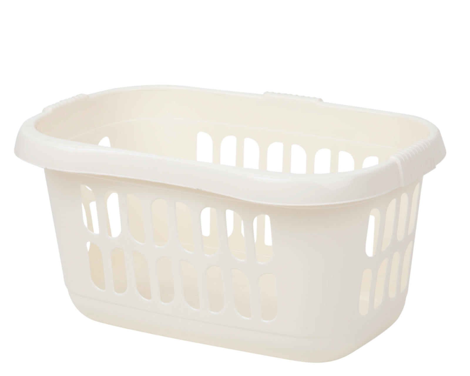 Wham Plastic Laundry Basket – Hipster Style Clothes & Linen Storage Hamper for Home, Bathroom & Bedroom Use