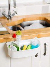 Load image into Gallery viewer, Handy Plastic White Caddy Kitchen Cut &amp; Collect Mini Scrap Waste Bin Storage New
