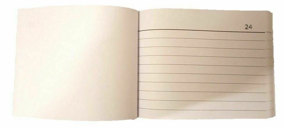 Half Size Triplicate Book Ruled & Numbered 1–50 – Carbon Copy Receipt Book with 2 Carbon Sheets | Invoice, Order & Business Record Book