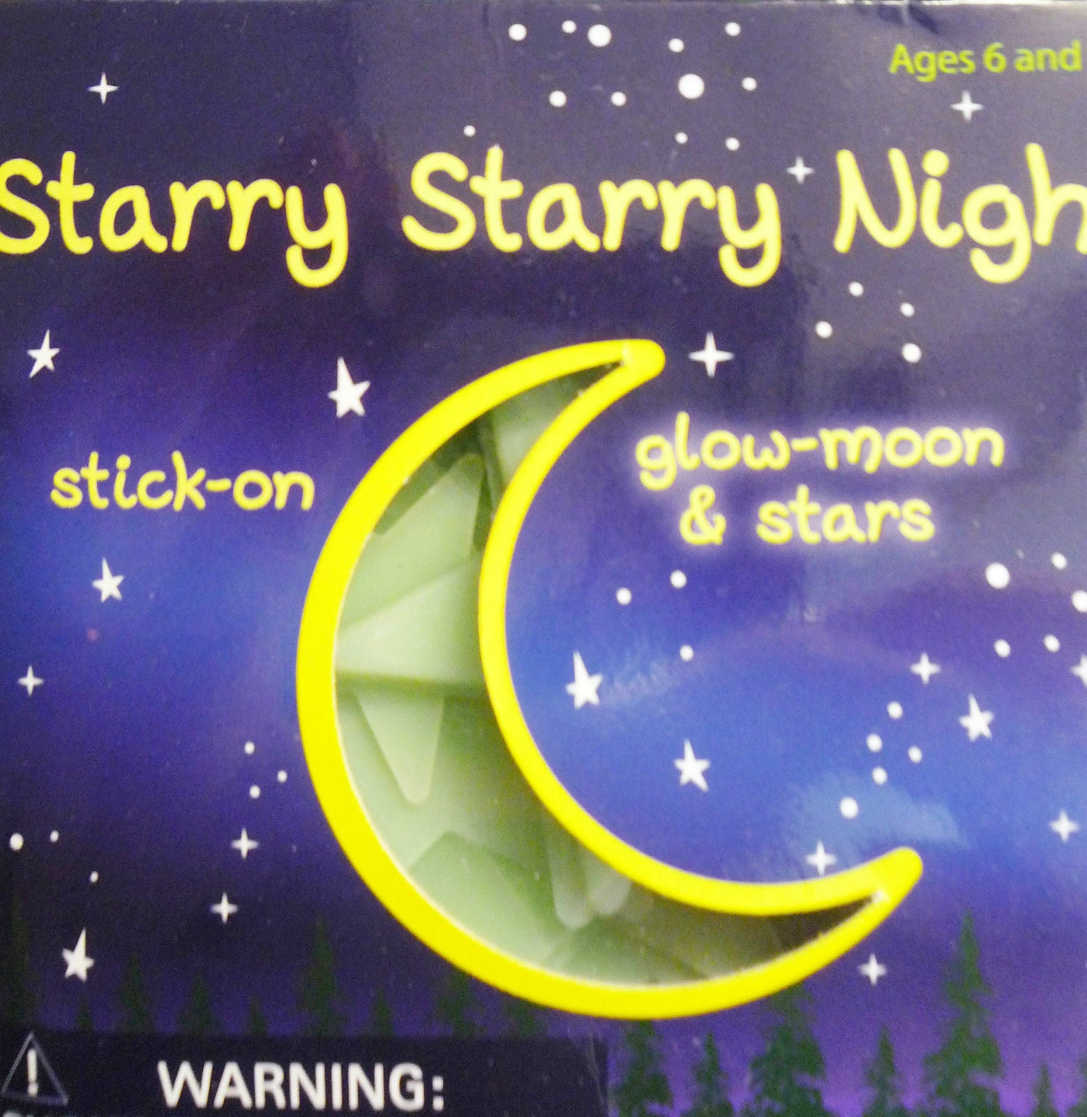 24 Piece Glow in the Dark Moon & Stars Wall Stickers – Kids Nursery Bedroom Ceiling Decor