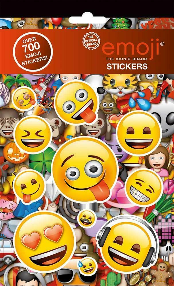 Over 700 EMOJI Funny Faces Kids Sticker Book Stickers Creative Fun Activity New