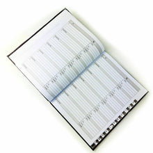 Load image into Gallery viewer, Extra Large Executive Leather Padded A-Z Index Address Book - Telephone Diary UK
