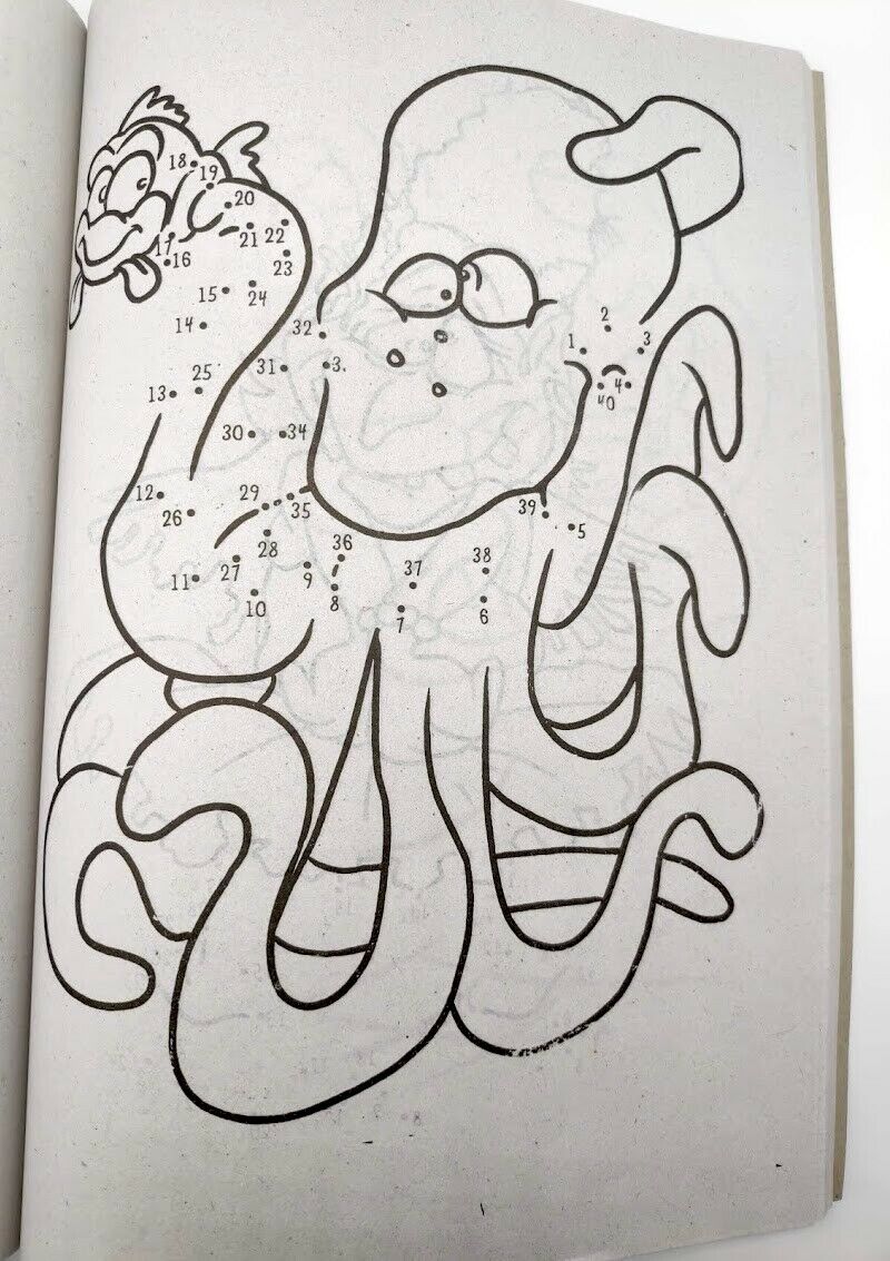 A4 Super Jumbo Children Dot To Dot Book Animals Fun Kids Activity Puzzle Book