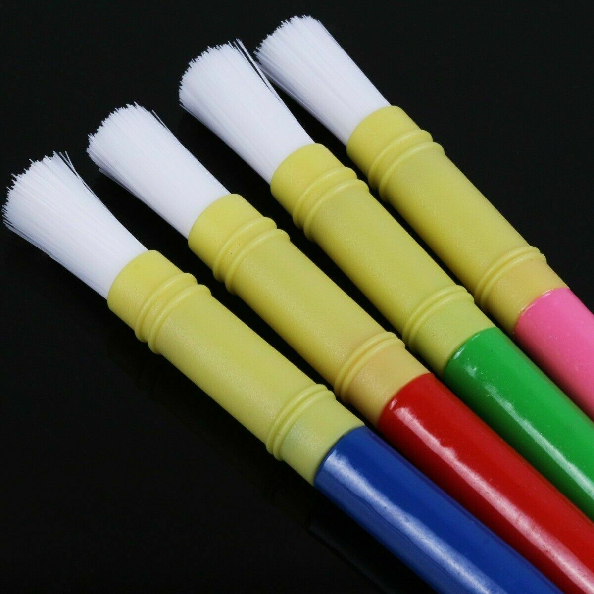 4 Pack Chunky Paint Brushes – Kids Art & Craft Painting Brushes for School, Home & Creative Projects