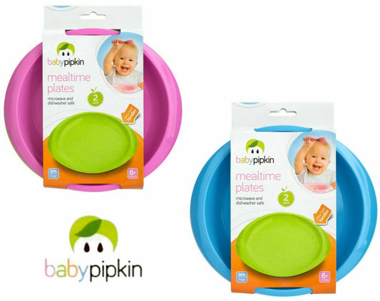 2pk Toddler Baby Dinner Meal Plates Set Tableware Dishwasher Microwave BPA Safe