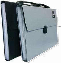 Load image into Gallery viewer, A4 Expanding File 13 Pockets Document Organiser Paper Storage Wallet Folder
