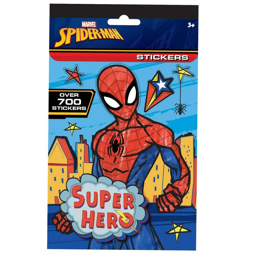 Over 700 Marvel Spiderman Kids Sticker Book Stickers Creative Fun Activity New