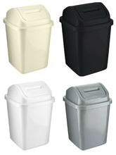 Load image into Gallery viewer, 5L Plastic Swing Top Bin Waste Rubbish Dust Trash Can Paper Home Kitchen Office
